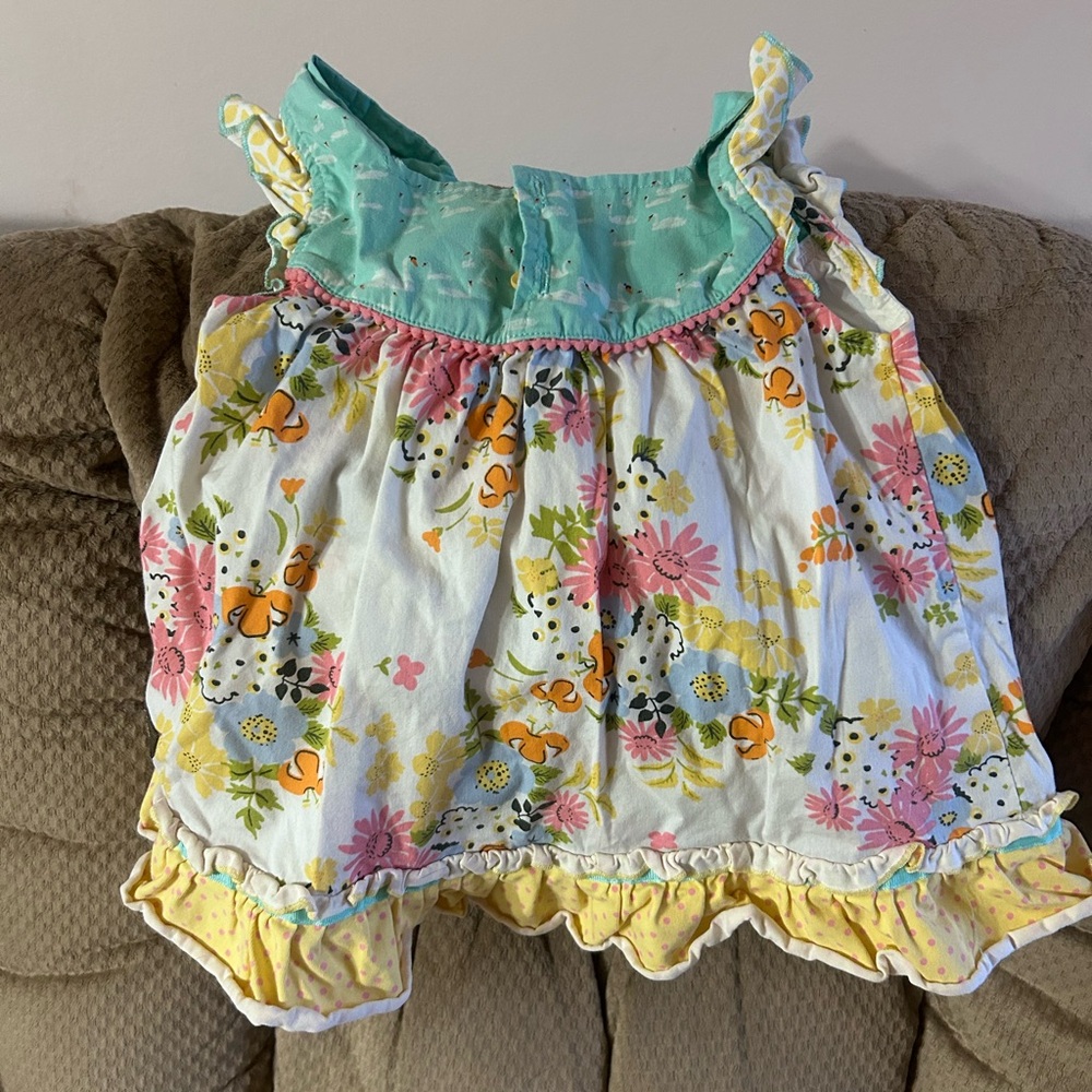 Floral Kids Matilda Jane with Ruffle Sleeves